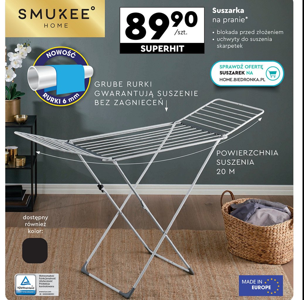 Suszarka balkonowa Smukee promocja