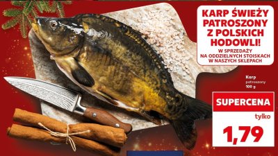 Karp patroszony promocja w Kaufland