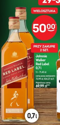 Whisky Johnnie Walker Red Label 0,7l promocja w Żabka