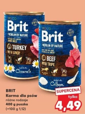Karma dla psów BRIT różne rodzaje promocja w Kaufland