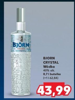 Wódka BJORN VODKA CRYSTAL promocja