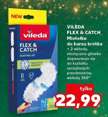 Miotełka do kurzu krótka FLEX & CATCH + 2 wkłady promocja w Kaufland