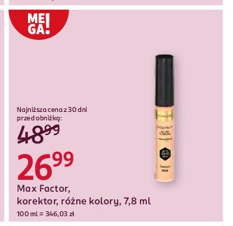 Korektor do twarzy nr 20 Max factor face finity all day concealer promocja w Rossmann