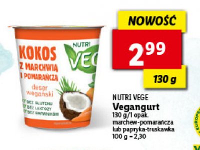 Vegangurt marchew-pomarańcza Polmlek nutri vege promocja