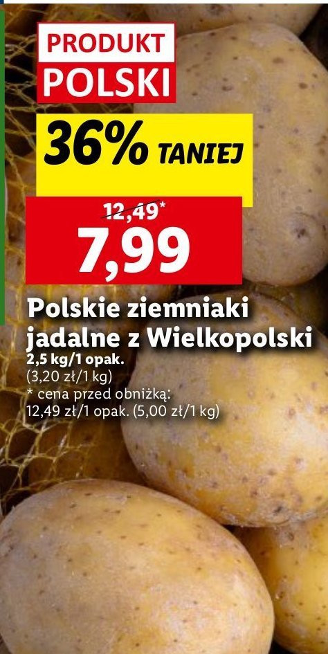 Ziemniaki z wielkopolski Ryneczek lidla promocja