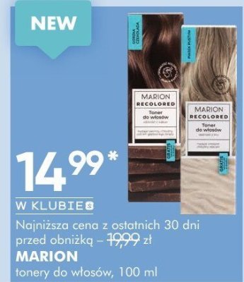 Tonery do włosów MARION, 100 ml promocja w Super-Pharm