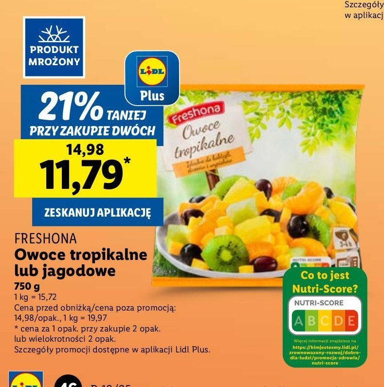 Owoce jagodowe z wi艣niami Freshona promocja