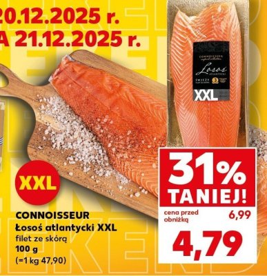 Łosoś atlantycki XXL filet ze skórą promocja w Kaufland