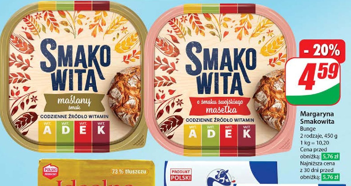 Margaryna Smakowita maślany smak promocja
