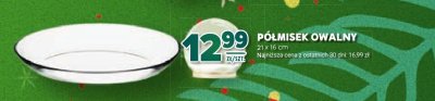 Półmisek owalny 21 x 16 cm promocja w Stokrotka