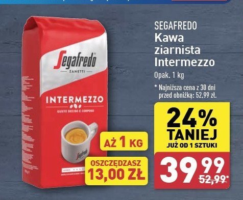 Kawa Segafredo intermezzo promocja