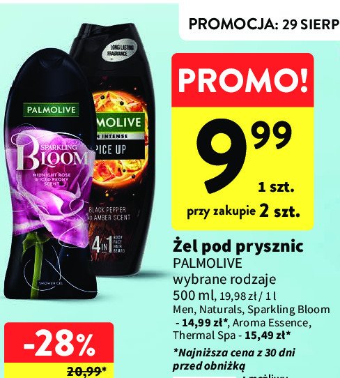 Żel pod prysznic nieodparta miękkość Palmolive naturals promocja