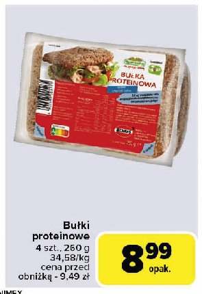 Bułka proteinowa Mestemacher promocja w Carrefour Market