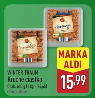Ciastka WINTER TRAUM Kruche ciastka promocja w Aldi