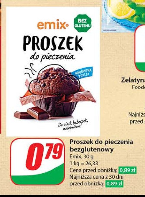 Proszek do pieczenia Emix promocja