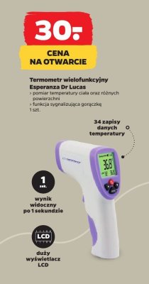 Termometr wielofunkcyjny Dr Lucas promocja w Netto