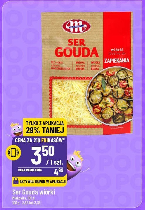 Ser gouda - wióry Mlekovita promocja