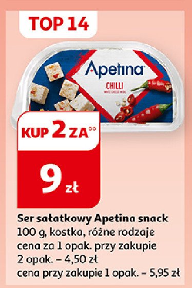 Ser feta z chilli Arla apetina snack promocja