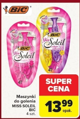 Maszynki do golenia BIC Miss Soleil promocja w Carrefour Market