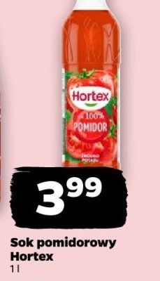 Sok pomidorowy Hortex promocja w Netto