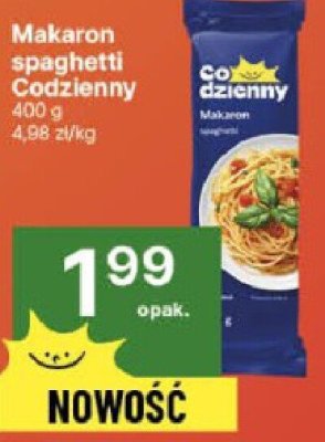Makaron spaghetti Codzienny promocja w Delikatesy Centrum