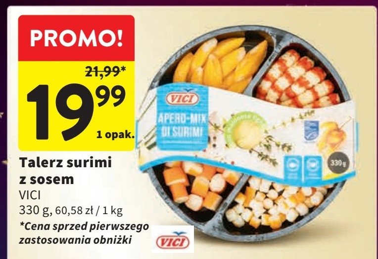 Talerz surimi Vici promocja