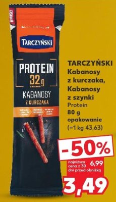 Protein kabanosy z szynki promocja w Kaufland