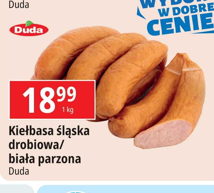 Kiełbasa biała parzona Silesia duda promocja