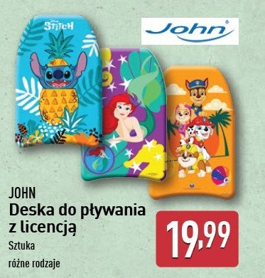 Deska do pływania stitch John promocja w Aldi