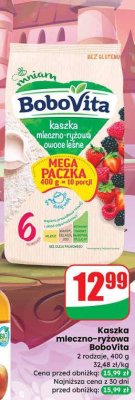 Kaszka mleczno-ryżowa 2 rodzaje promocja w Dino