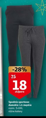 Spodnie męskie sportowe s-xxxl Auchan inextenso promocja