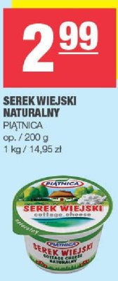 Serek wiejski naturalny Piątnica promocja w SPAR