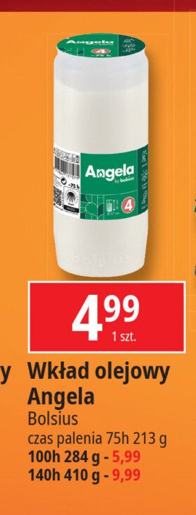 Wkład olejowy 75h Angela promocja