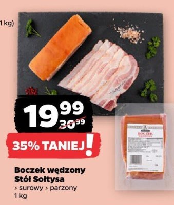 Boczek wędzony parzony promocja w Netto