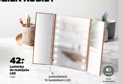 Lustro led do makijażu promocja