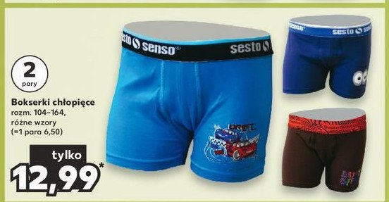 Bokserki ch艂opi臋ce rozm. 104-164 Sesto senso promocja