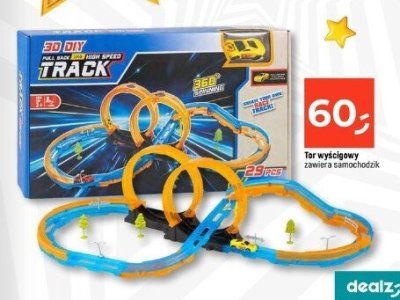 Tor wyścigowy zawiera samochodzik promocja w Dealz