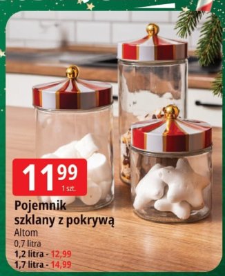 Pojemnik szklany z pokrywą Altom promocja w Leclerc