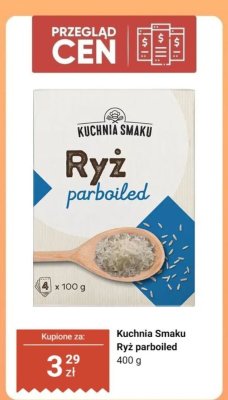 Ryż parboiled Kuchnia Smaku promocja w Dino