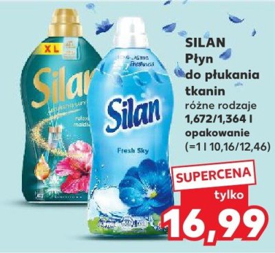 Płyn do płukania tkanin różne rodzaje Silan promocja w Kaufland