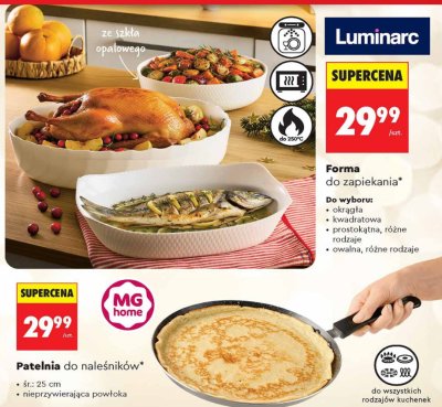 Patelnia do naleśników MG home promocja w Biedronka