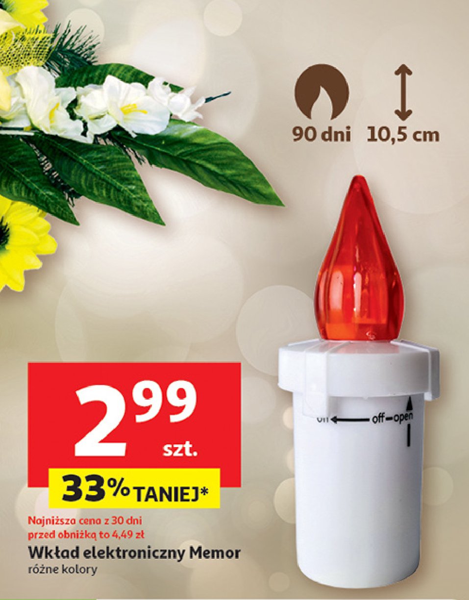 Wk艂ad elektryczny memor 10.5 cm promocja