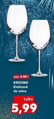 Kieliszek do wina Krosno promocja w Kaufland