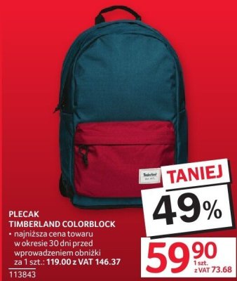 Plecak TIMBERLAND COLORBLOCK promocja w Selgros
