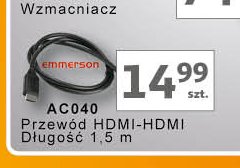 Przewód hdmi ac040 1.5 m Emmerson promocja