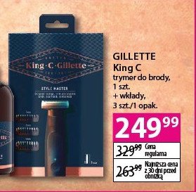 Trymer do brody Gillette king c style master promocja