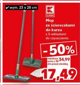 Mop ze ściereczkami do kurzu K-classic promocja