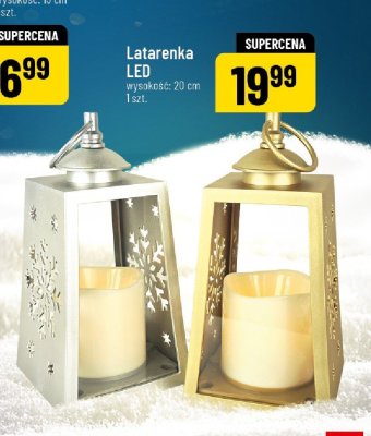 Latarenka LED wysokość 20 cm promocja w POLOmarket