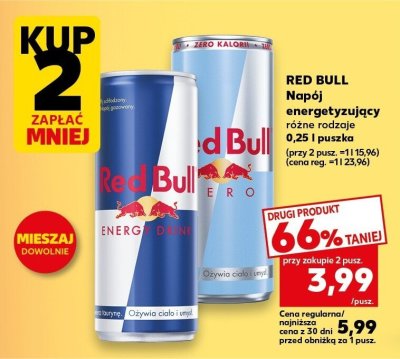 Napój energetyzujący różne rodzaje 0,25 l  promocja w Kaufland
