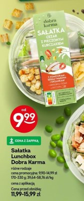 Sałatka Lunchbox Dobra Karma Cezar z pieczonym kurczakiem promocja w Żabka